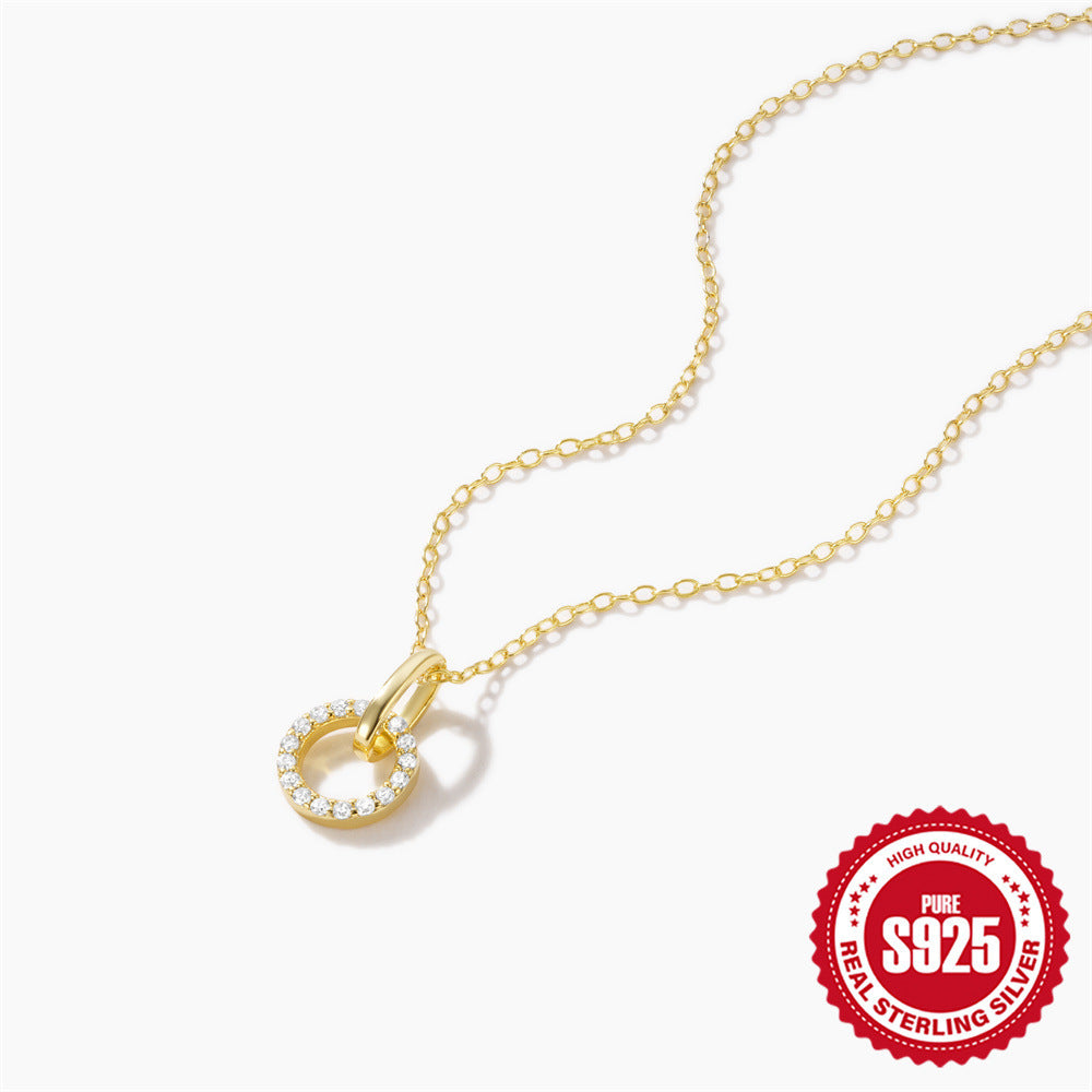 Micro Inlaid Zircon Clavicle Chain