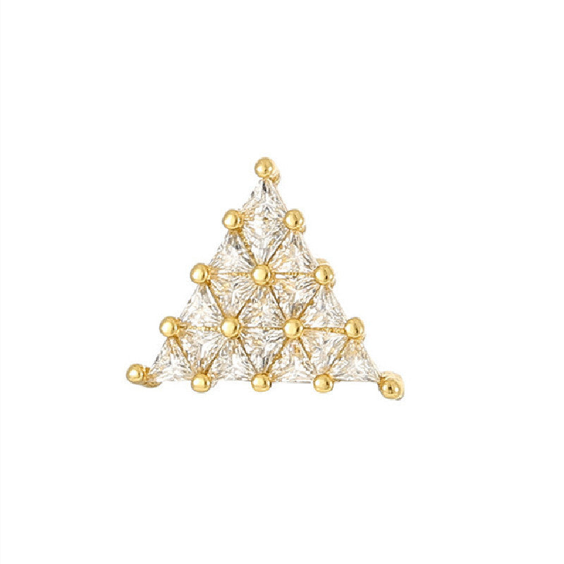 Triangle Diamond Studs