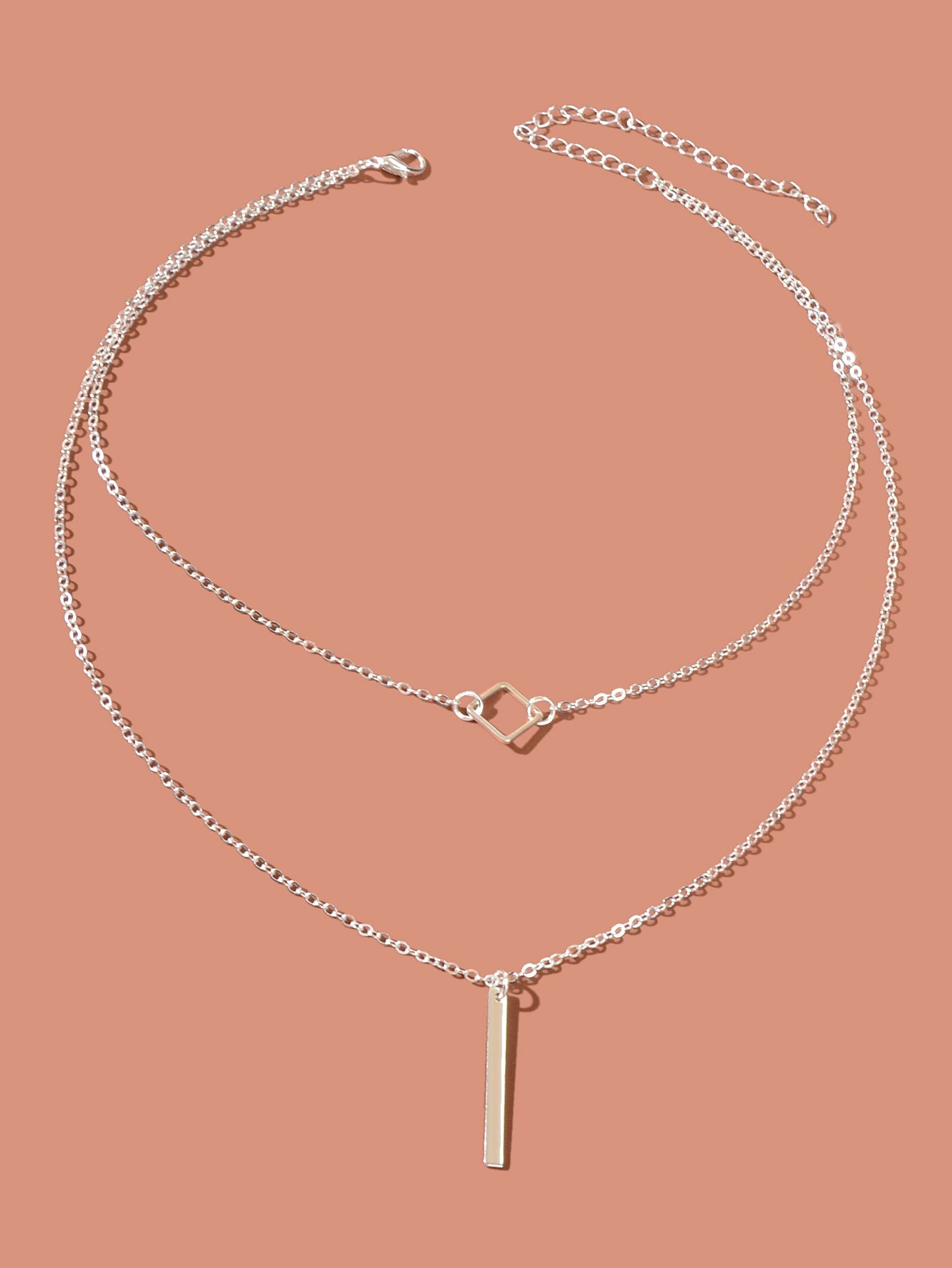 Double layer necklace