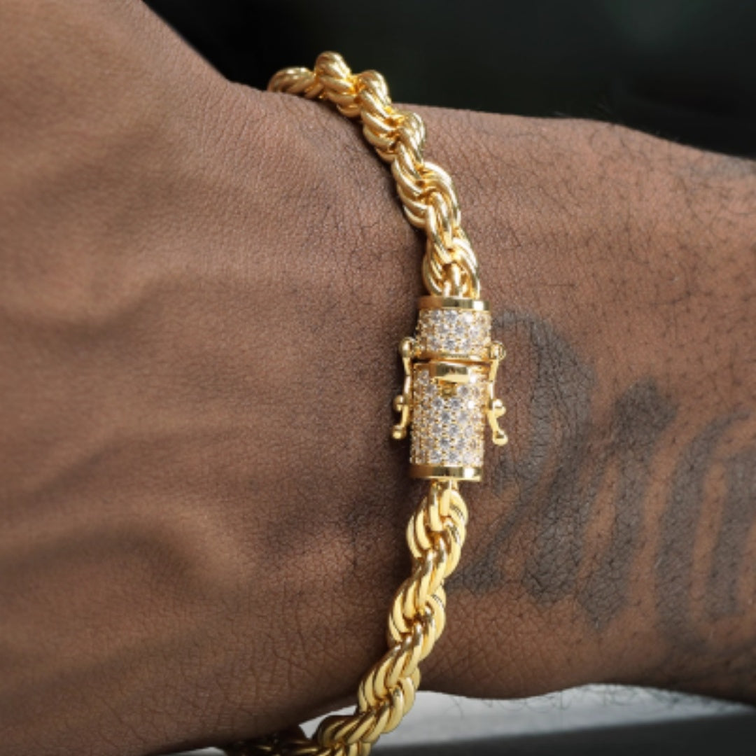 Gold Twist Bracelet