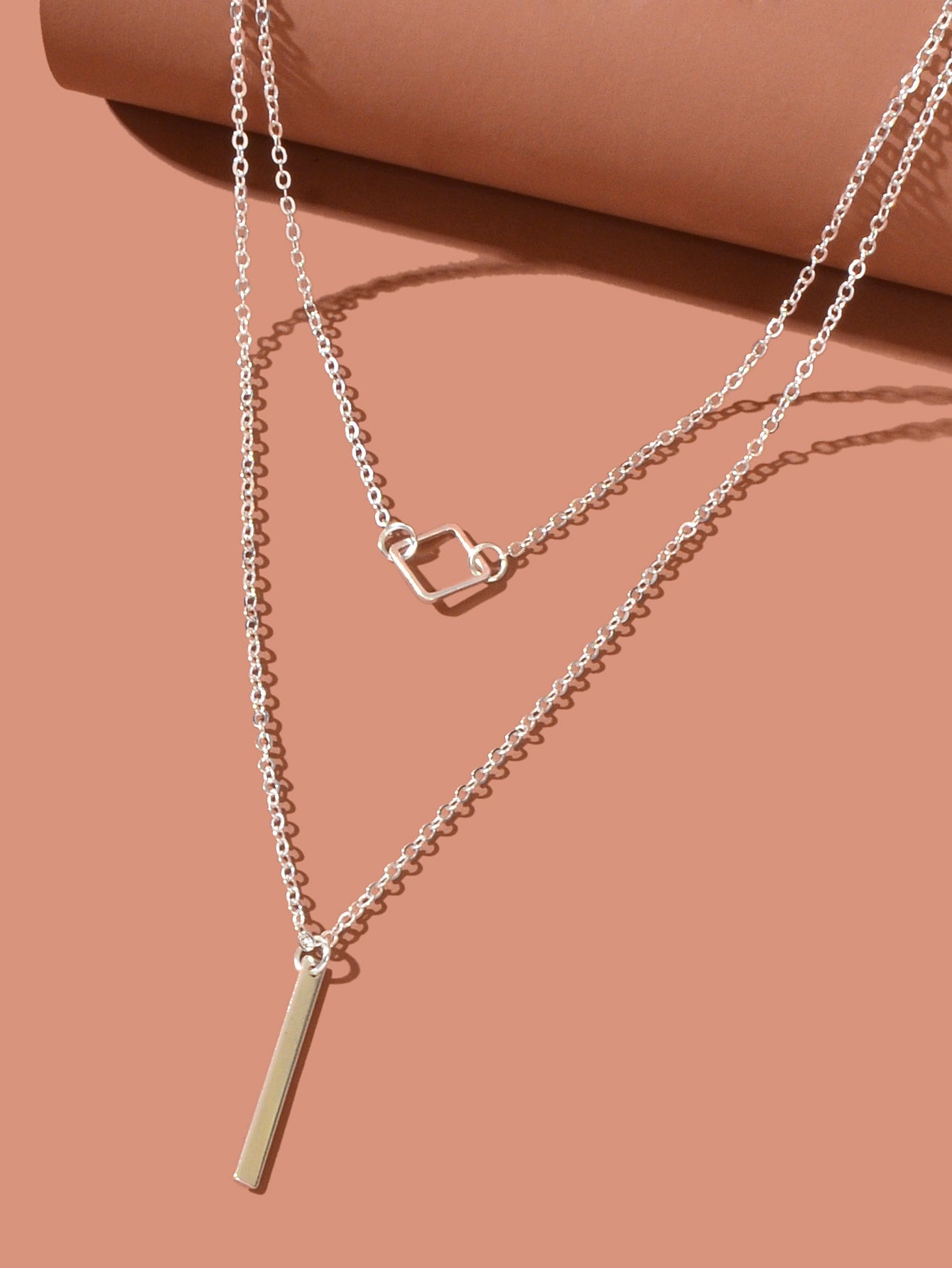 Double layer necklace