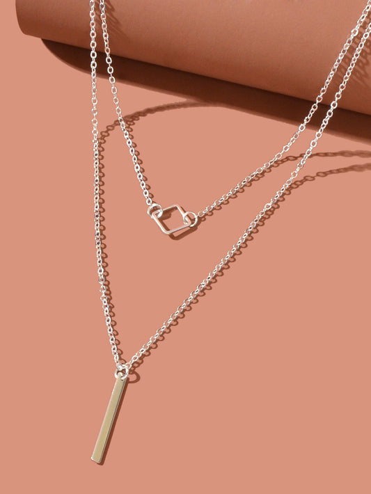 Double layer necklace