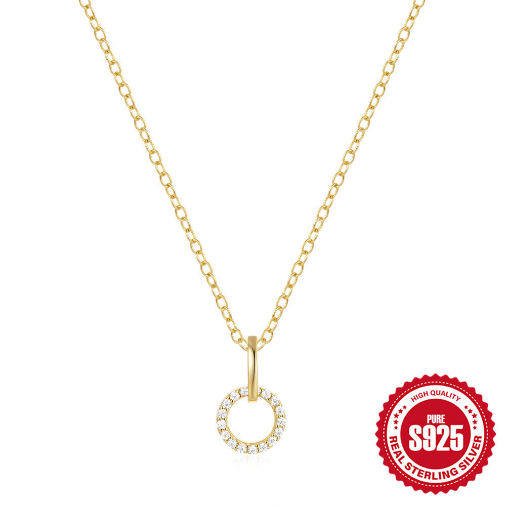 Micro Inlaid Zircon Clavicle Chain