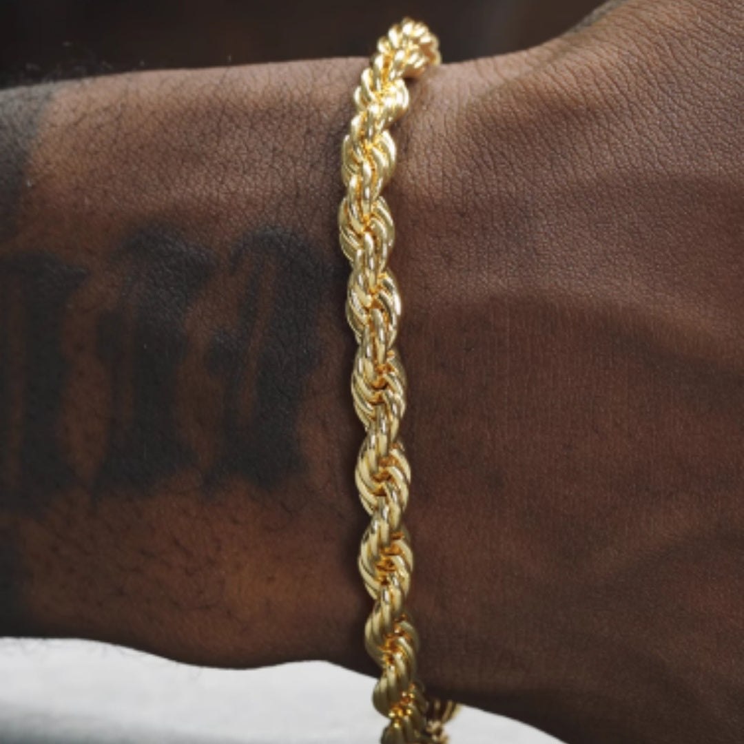 Gold Twist Bracelet
