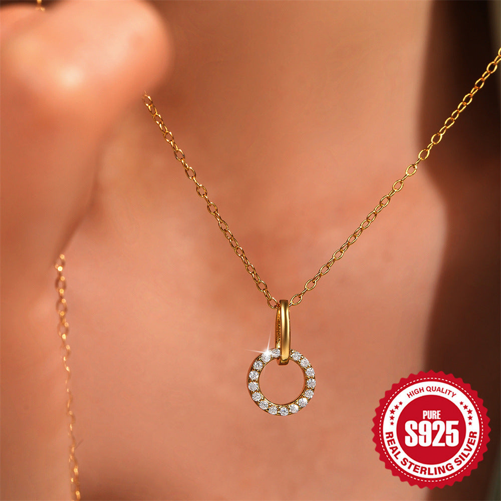 Micro Inlaid Zircon Clavicle Chain