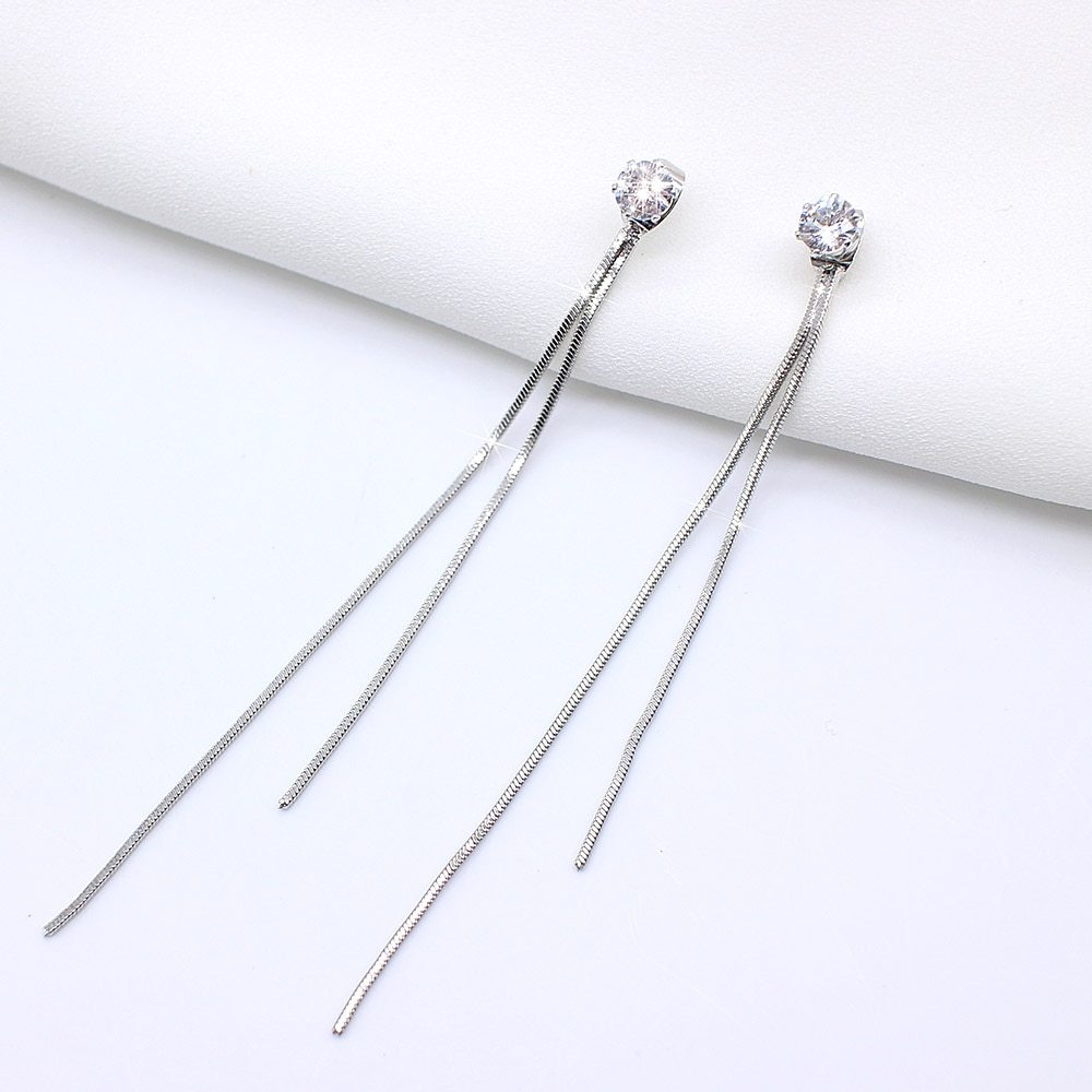 Long tassel earrings