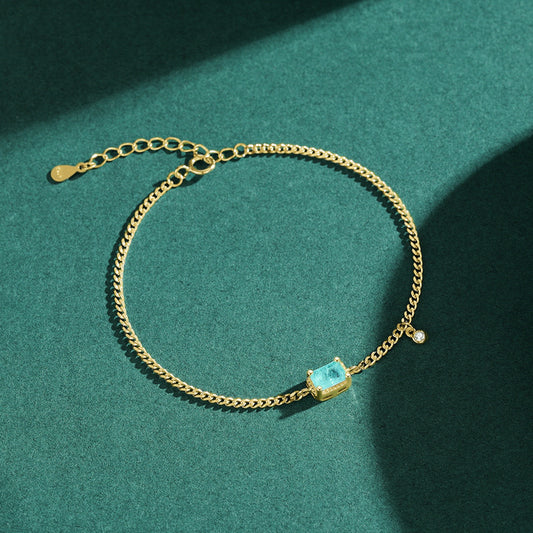 Bluestone Chain Bracelet