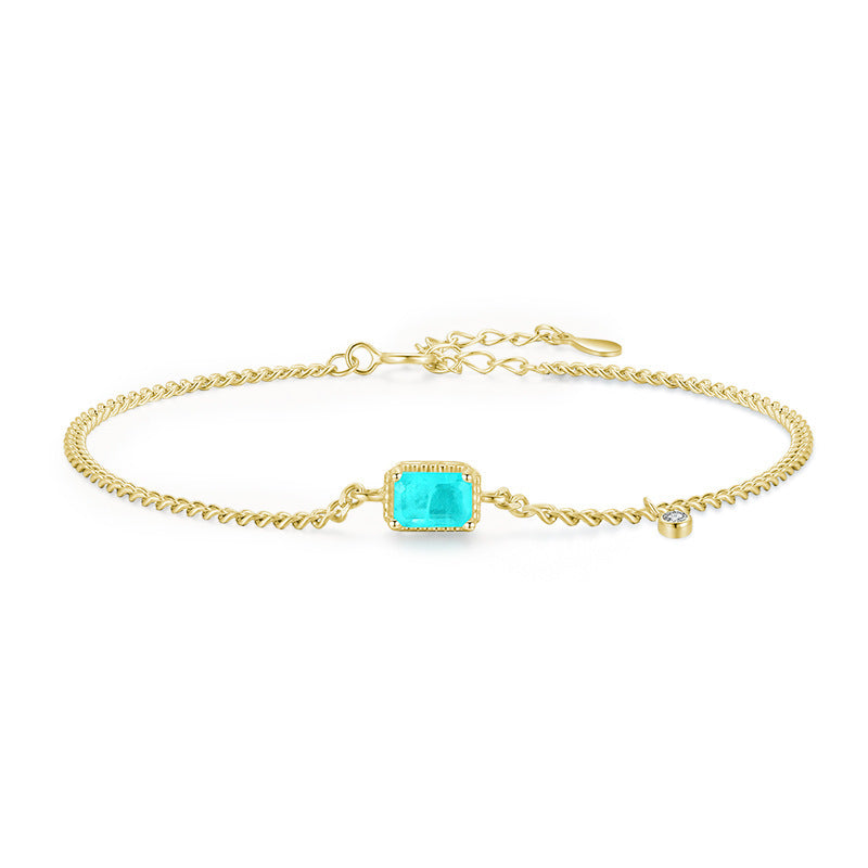Bluestone Chain Bracelet