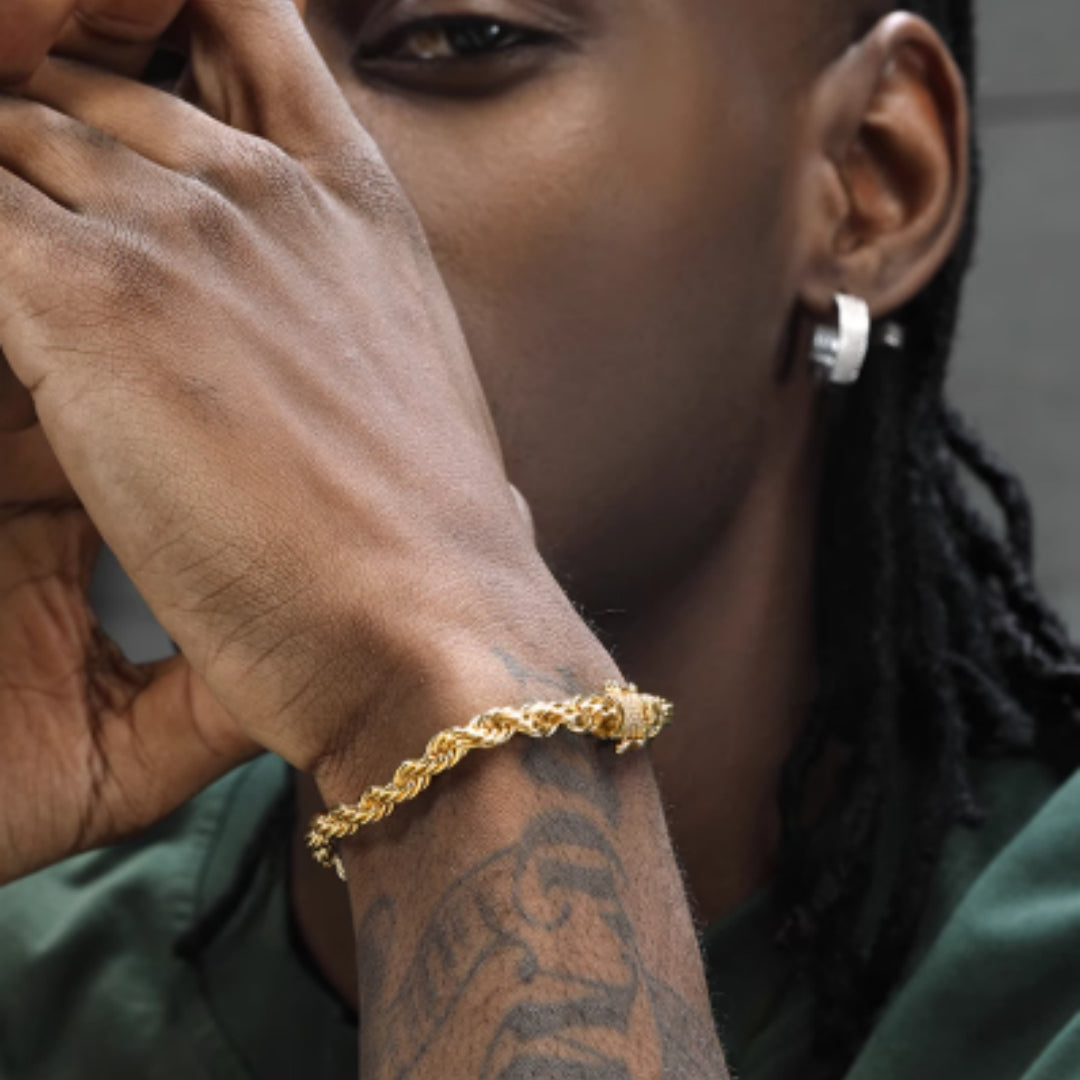 Gold Twist Bracelet