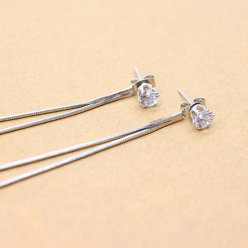 Long tassel earrings