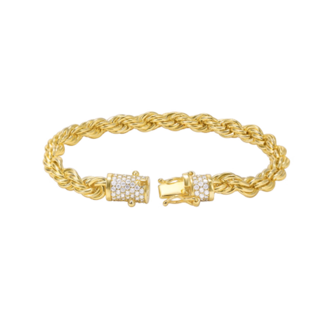 Gold Twist Bracelet