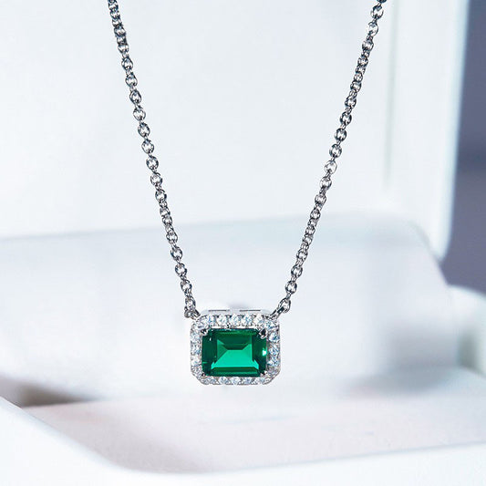 Green Rock Plated Necklace