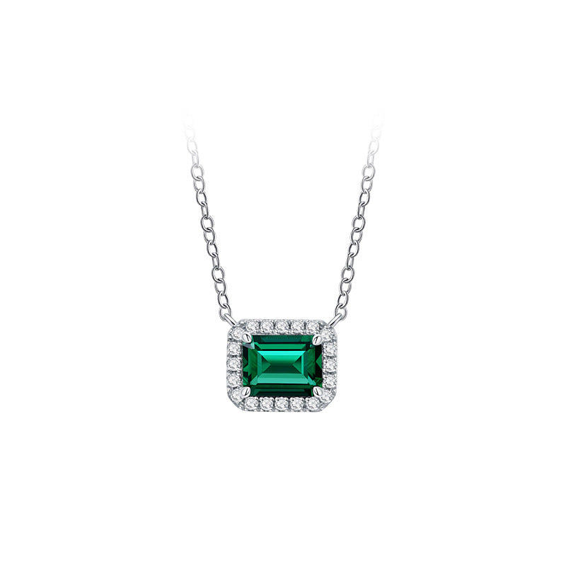 Green Rock Plated Necklace
