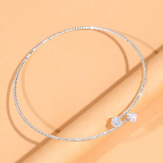 Diamond Collar Choker Necklace