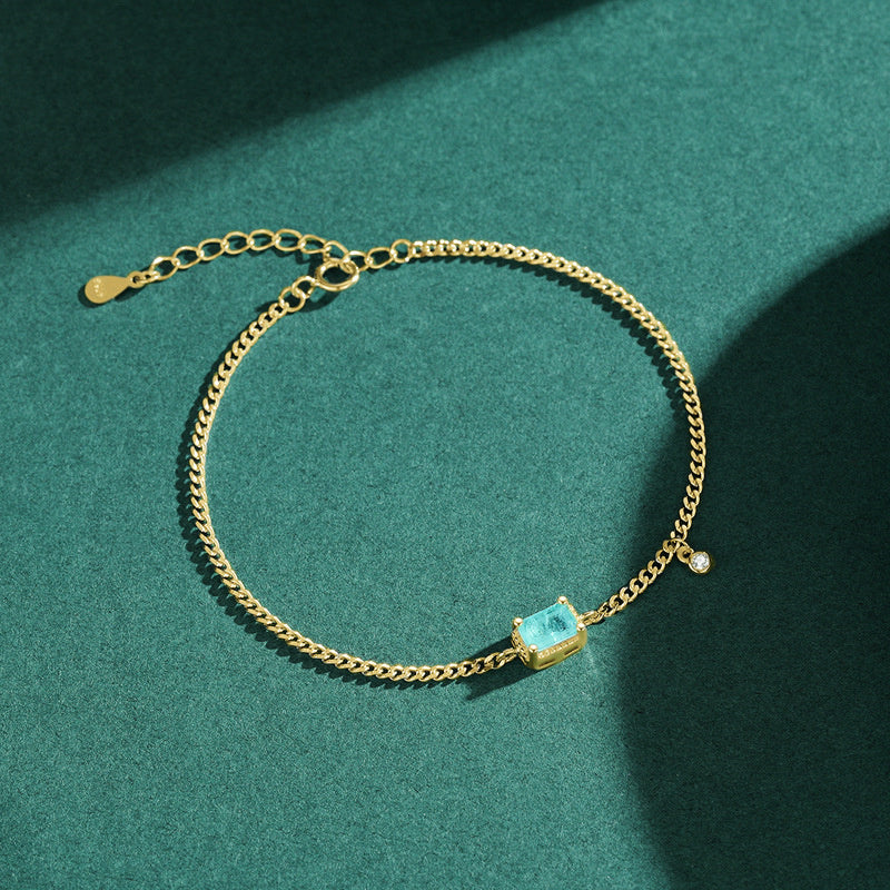 Bluestone Chain Bracelet