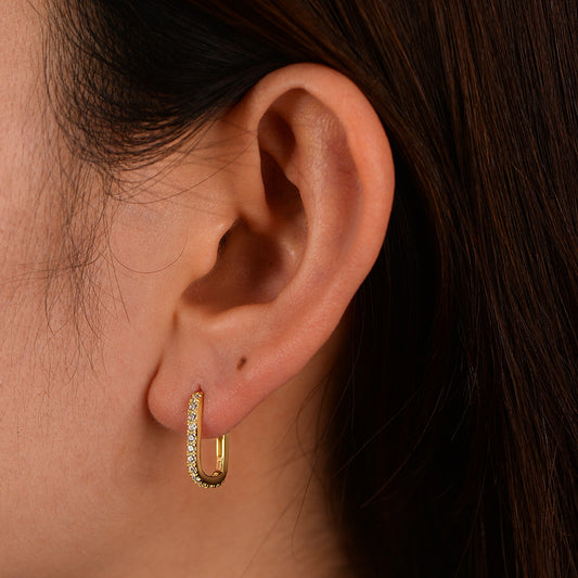 Sterling Zircon Earrings