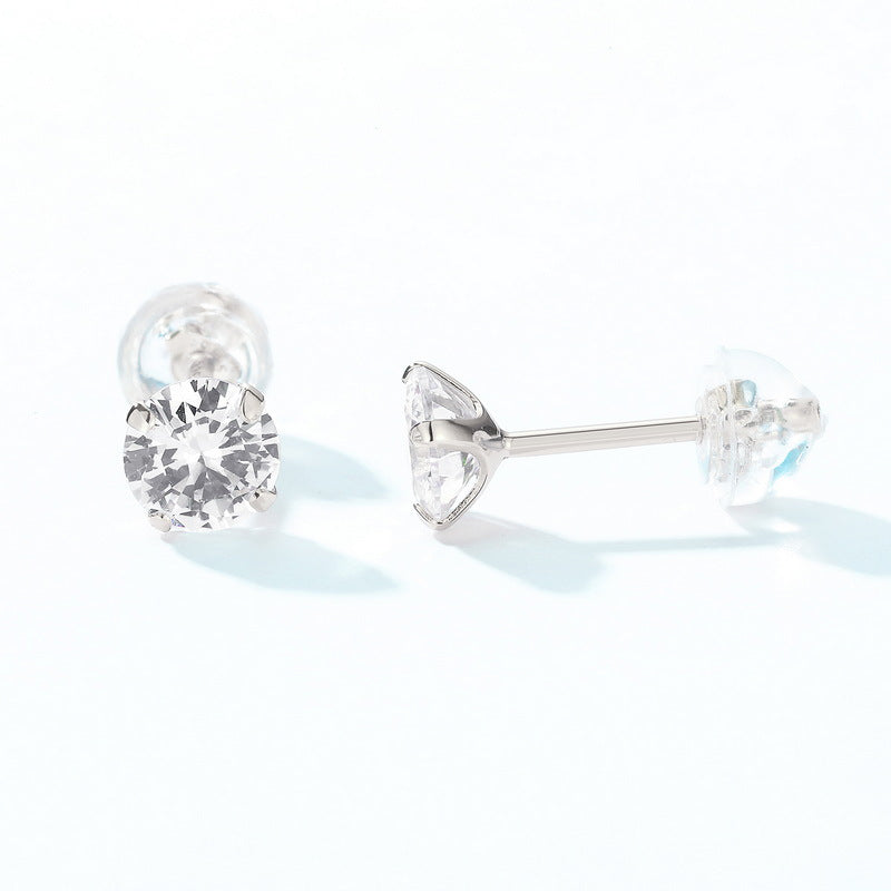 Classic Diamond Stud Earrings