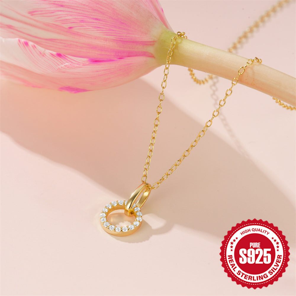 Micro Inlaid Zircon Clavicle Chain