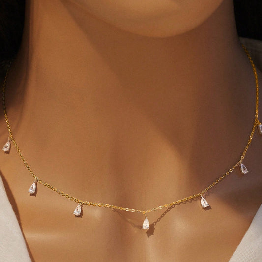 Artificial Zircon Necklace