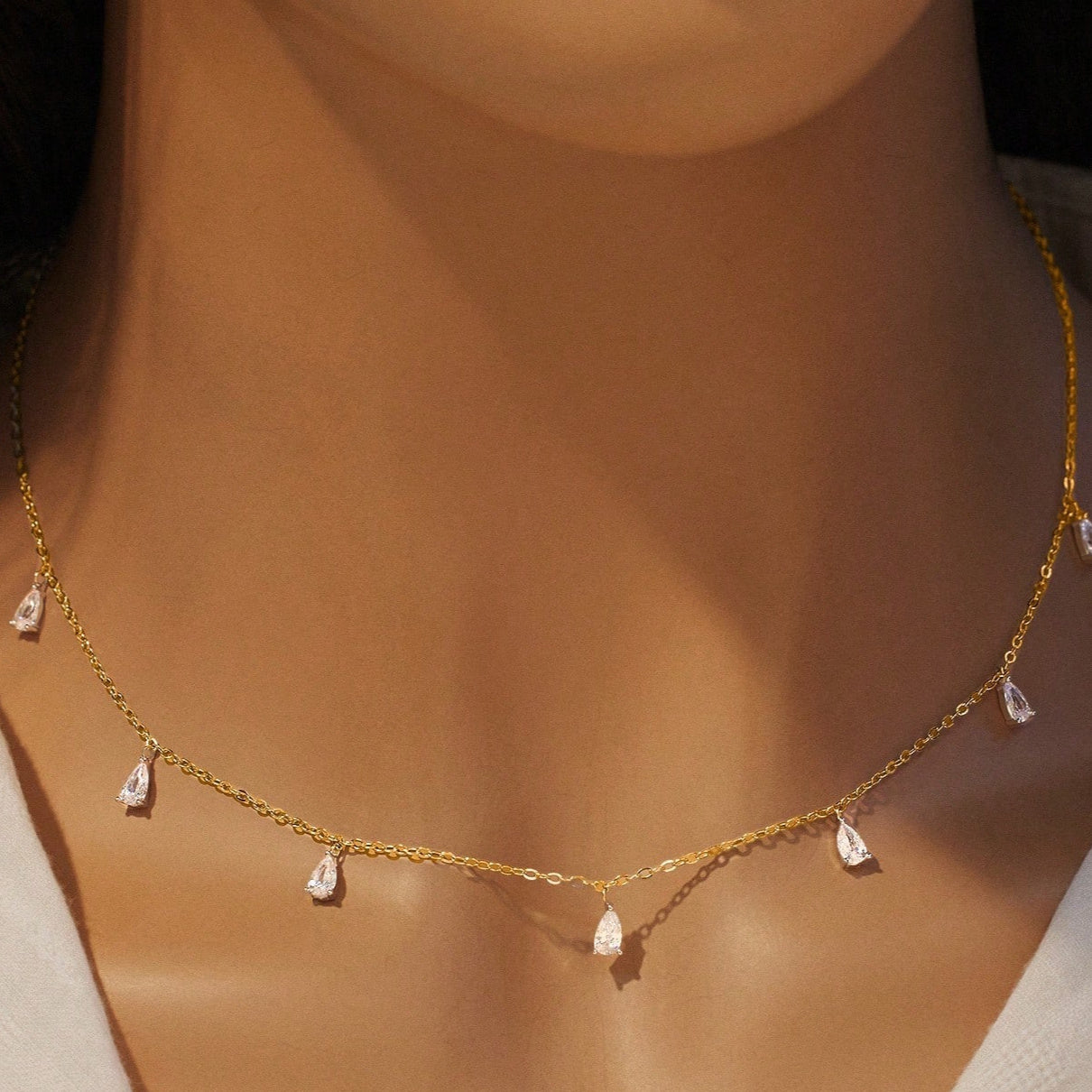 Artificial Zircon Necklace