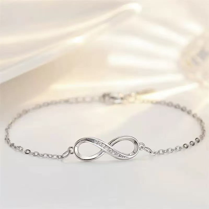 Mobius Strip Diamond Bracelet